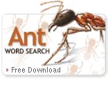 Kids insect and bug games: Ant word search